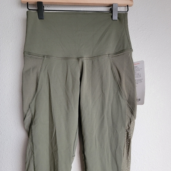 Lululemon Barre Star Pant in Fatigue Green size 6 NWT - Picture 7 of 10